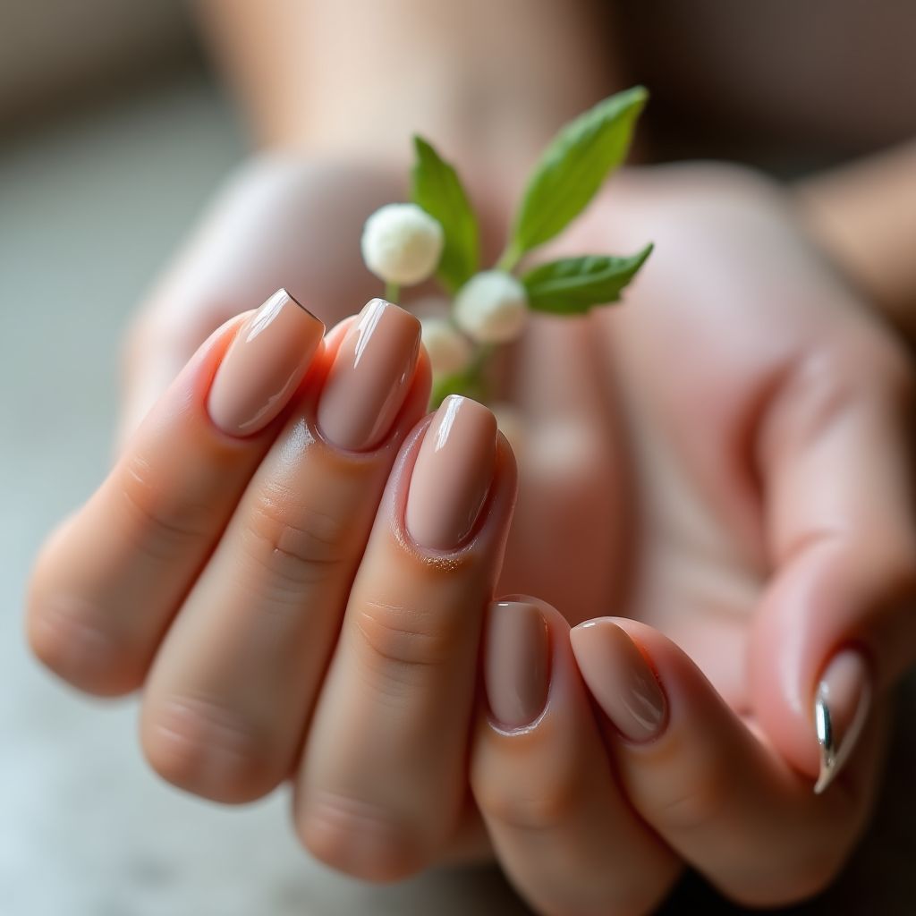 Perfect verzorgde handen met een neutrale lak